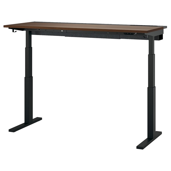 [IKEA/イケア/通信販売]MITTZON ミッツォーン 事務机 昇降式, 100V ウォール中毒者材穿刺板/黒いこと[4](a)(49529453)