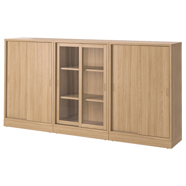[IKEA/イケア/通信販売]TONSTAD トンスタード 納めるズボン下 引き戸付, オーク材材穿刺板/せつ然たる硝子[6](a)(29570250)