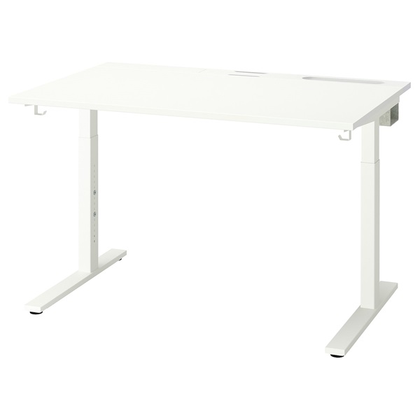 [IKEA/イケア/通信販売]MITTZON ミッツォーン 事務机, 白いこと[3](a)(89526037)