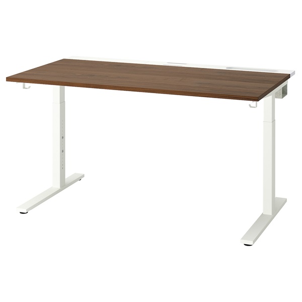 [IKEA/イケア/通信販売]MITTZON ミッツォーン 事務机, ウォール中毒者材穿刺板/白いこと[3](a)(29528143)