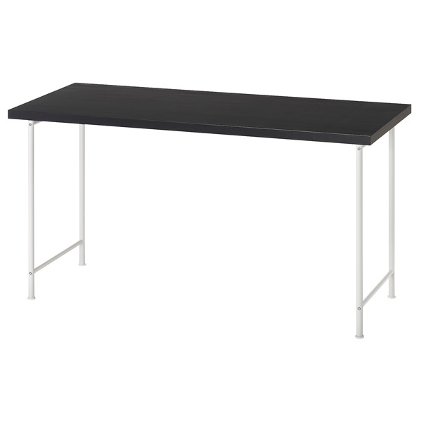 [IKEA/イケア/通信販売]LAGKAPTEN ラグカプテン / SPAND スペンド 事務机, 黒いこと赤銅色/白いこと[3](a)(99563717)
