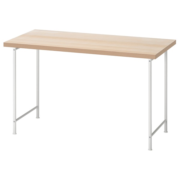 [IKEA/イケア/通信販売]LAGKAPTEN ラグカプテン / SPAND スペンド 事務机, ホワイトステインオーク調/白いこと[3](a)(89563633)