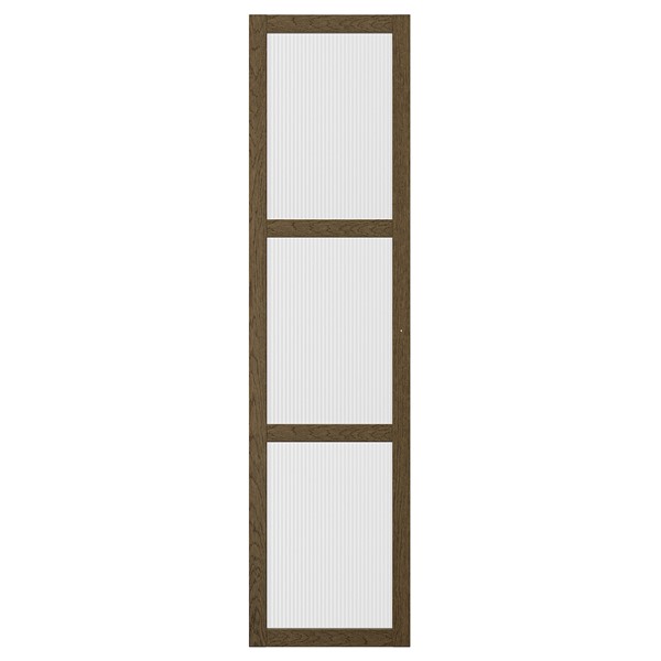 [IKEA/イケア/通販]TONSTAD トンスタード 扉, ブラウン/ステインオーク材突き板 ガラス[L](a)(20556989)
