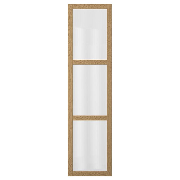 [IKEA/イケア/通信販売]TONSTAD トンスタード 扉 蝶つがい付き添い人, オーク材材穿刺板/硝子[天使の都市](a)(39553047)