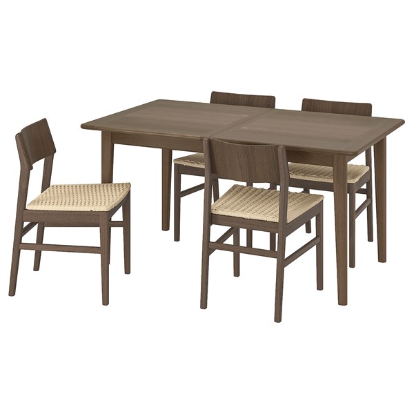 IKEA イケア　ナッカンネース 　ダイニングテーブル　アカシア 無垢 NACKANÄS ナッカンネース テーブル, アカシア材, 80 cm - IKEA