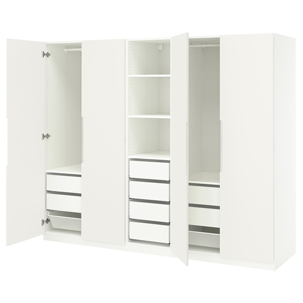 [IKEA/イケア/通信販売]PAX パックス / TONSTAD トンスタード ワードローブコンビネーション, 白いこと/象牙色[28](a)(69549898)