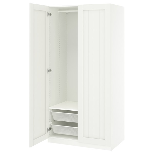 [IKEA/イケア/通信販売]PAX パックス / GULLABERG グラベリ ワードローブコンビネーション, 白いこと/白いこと[11](a)(09562977)