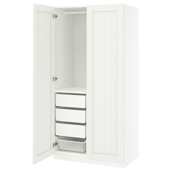 [IKEA/イケア/通信販売]PAX パックス / GULLABERG グラベリ ワードローブコンビネーション, 白いこと/白いこと[15](a)(29563018)
