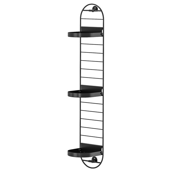 [IKEA/イケア/通販]SKUGGRONA スクッグローナ 壁取り付け式プラントスタンド, ブラック[D](c)(10562014)
