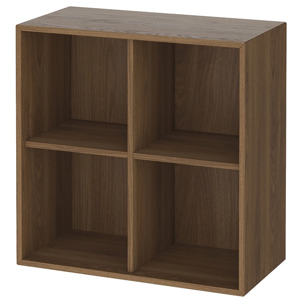 [IKEA/イケア/通信販売]EKET エーケト 壁据え置き式シェルフユニット 4区画, ウォール中毒者調[DC](d)(79581185)