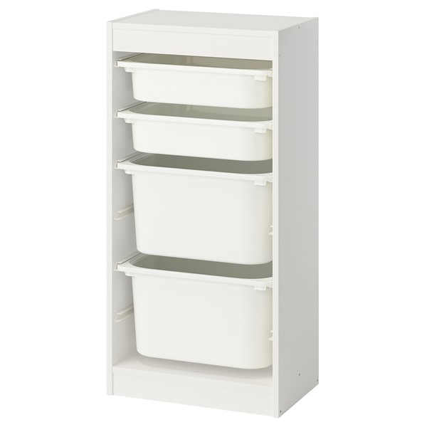 [IKEA/イケア/通販]TROFAST トロファスト 収納コンビネーション, ホワイト/ホワイト[5](d)(19584728)