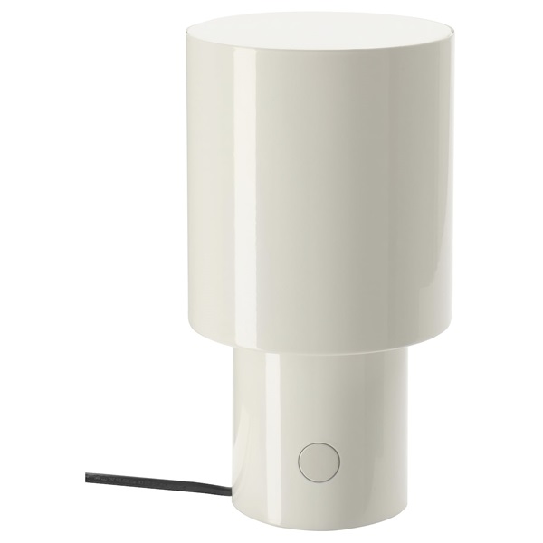 IKEA　TONVIS　テーブルランプ TONVIS table lamp, smoked glass/white, 20