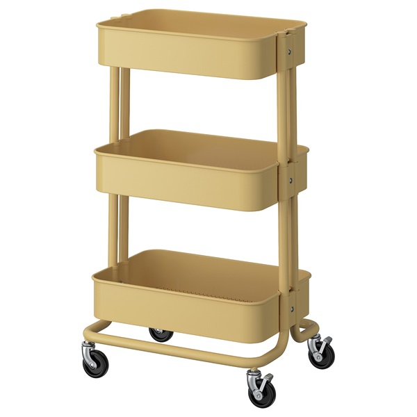 【2台】IKEA　イケア　ロースコグ　ピンクレッド　ワゴン　ラック 2台】IKEA イケア ロースコグ ピンクレッド ワゴン ラック
