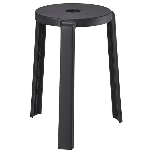 IKEA スツール　ブラック　クッラベリ　２脚 IKEA イケア クッラベリ スツール 二脚 - 椅子・チェア