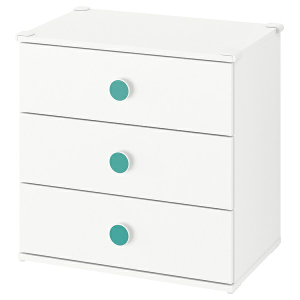 [IKEA/イケア/通販]GODISHUS グーディスフース チェスト（引き出し×3）, ホワイト[D](a)(60598096)