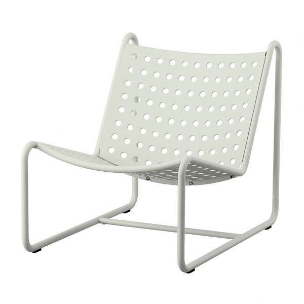 [IKEA/イケア/通販]SKOGSON スコグソーン イージーチェア, ライトグレー 屋外用[H](a)(90575833)