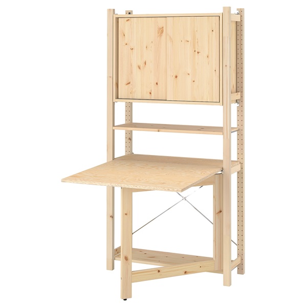 [IKEA/イケア/通販]IVAR イーヴァル 1セクション//折りたたみ式テーブル/引き戸, パイン材[6](a)(89582735) 43,429円