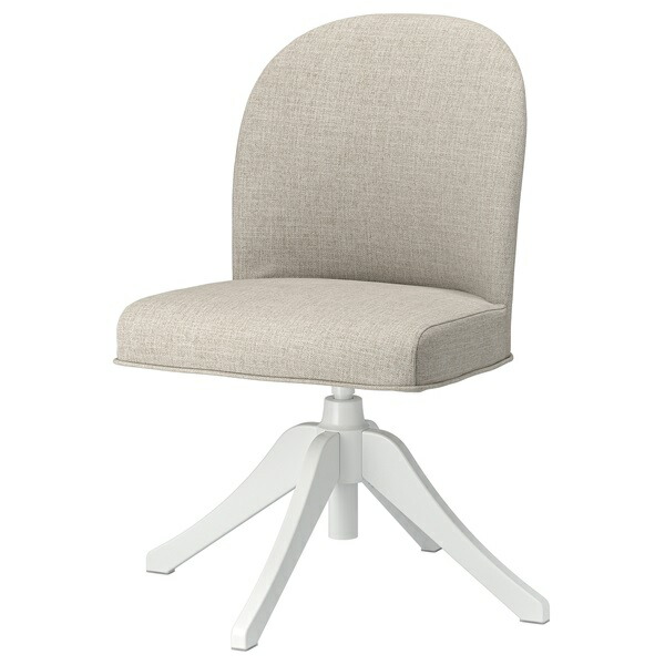 IKEA イケア JANOLOF ヤンオロフ 回転チェア JANOLOF ヤンオロフ 回転ダイニングチェア, グンナレド ベージュ