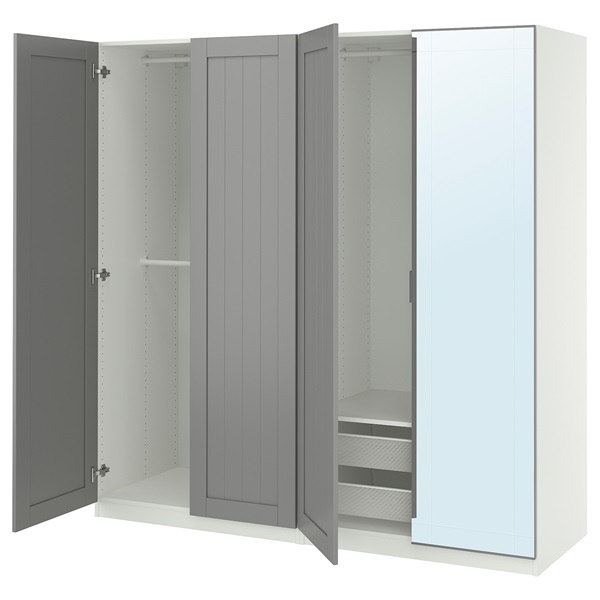[IKEA/イケア/通信販売]PAX パックス / KAMMARTORP/GULLABERG カマルトルプ/グラベリ ワードローブコンビネーション[18](a)(69572577)