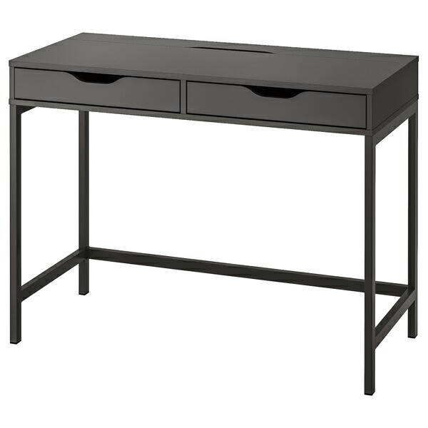 【ALEX YUU】クラシックスタイル文机 ダークブラウン 楽天市場】IKEA イケア ALEX アレクス デスク 131x58 cm グレー
