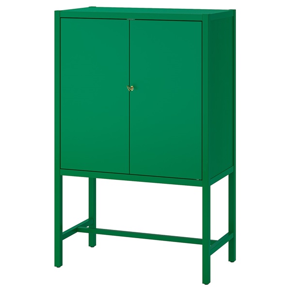 [IKEA/イケア/通販]STOCKHOLM 2025 ストックホルム 2025 キャビネット 扉2枚付, グリーン[3](b)(30586504)