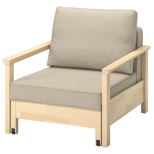[IKEA/イケア/通販]TORNSBORG トルンスボリ パーソナルチェアベッド, ナッゲン ベージュ/パイン材[J](a)(40586099)｜WEBYセレクション　店