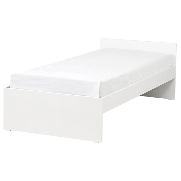GRIMSBU ベッドフレーム ホワイト 90x200 cm GRIMSBU bed frame, white, 90x200 cm - IKEA