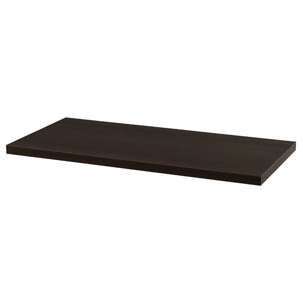 美品IKEA LAGKAPTEN ラグカプテン　 天板のみ ダークグレー LAGKAPTEN ラグカプテン 天板, ダークグレー/木目調, 140x60 cm