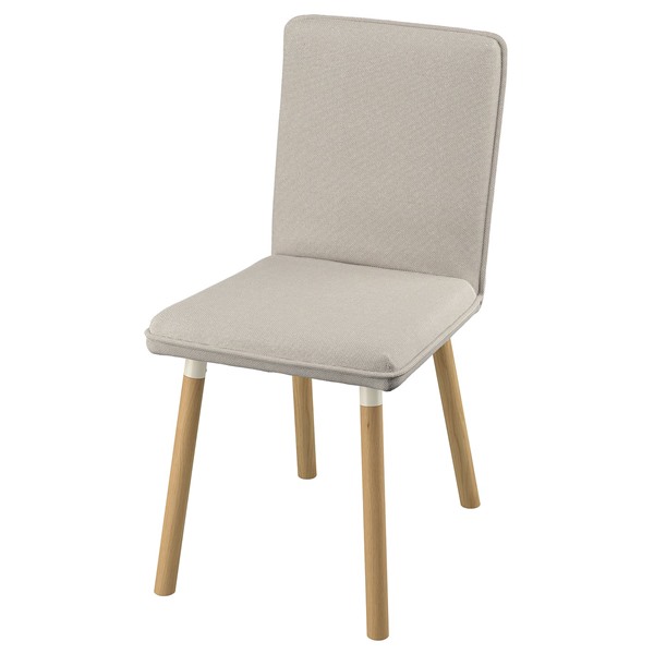 [IKEA/イケア/通販]TONSTAD トンスタード チェア, フリードトゥナ ライトベージュ/オーク調[AD](b)(79599656)