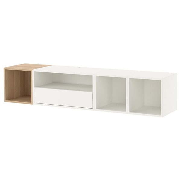 [IKEA/イケア/通信販売]EKET エーケト 手段納めるズボン下, 白いこと/ホワイトステインオーク, 175x35x35 糎[8](d)(29581003)