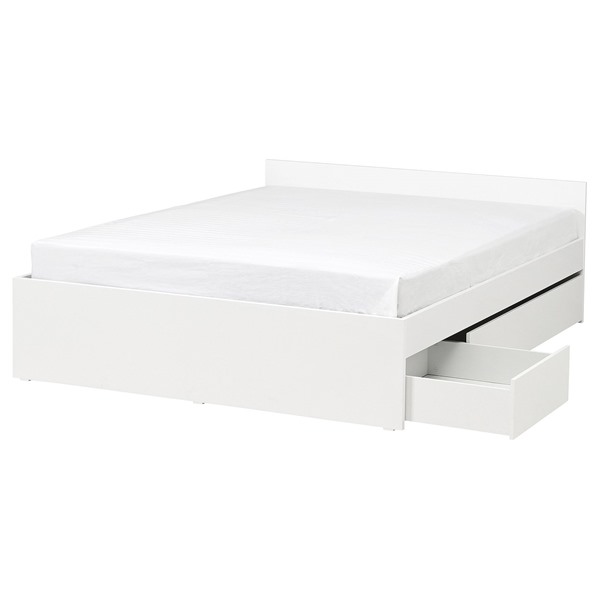 楽天市場】[IKEA/イケア/通販]BRIMNES ブリムネス ベッドフレーム 収納