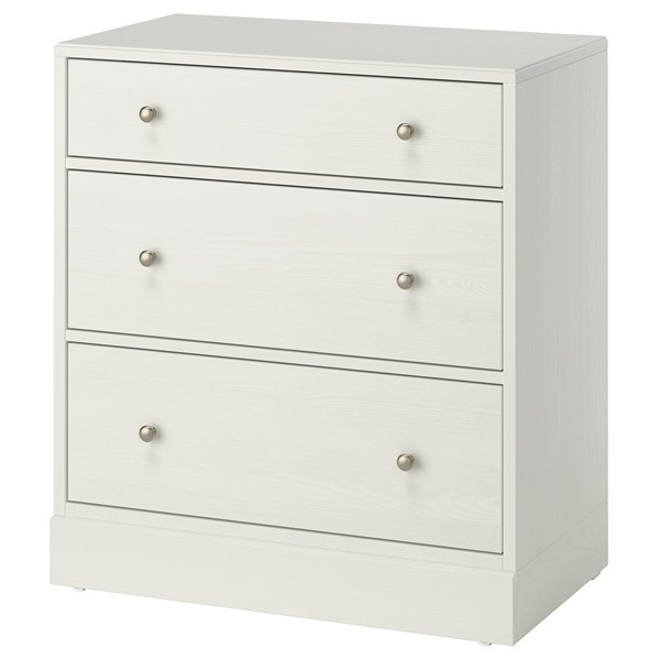 楽天市場】[IKEA/イケア/通販]HAUGA ハウガ チェスト（引き出し×3）棚