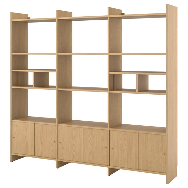 [IKEA/イケア/通信販売]LADMAKARE ロードマカレ 納めるズボン下 引き戸付, シェルフインサート2個付き添い人/オーク材調, 238x35x212 珊[17](a)(39566691)