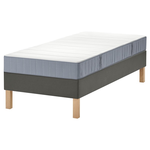 [IKEA/イケア/通信販売]LYNGOR リン行き先 すのこ寝台 マットレス付き添い人, ヴェステロイ ふつう/点火装置青碧 暗然たる薄墨色, 90x200 珊[4](a)(49609077)