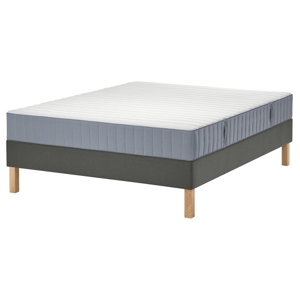 [IKEA/イケア/通信販売]LYNGOR リン行き先 すのこ寝台 マットレス付き添い人, ヴァレヴォーグ ふつう/点火装置青碧 暗然たる薄墨色, 120x200 珊[5](a)(09611275)