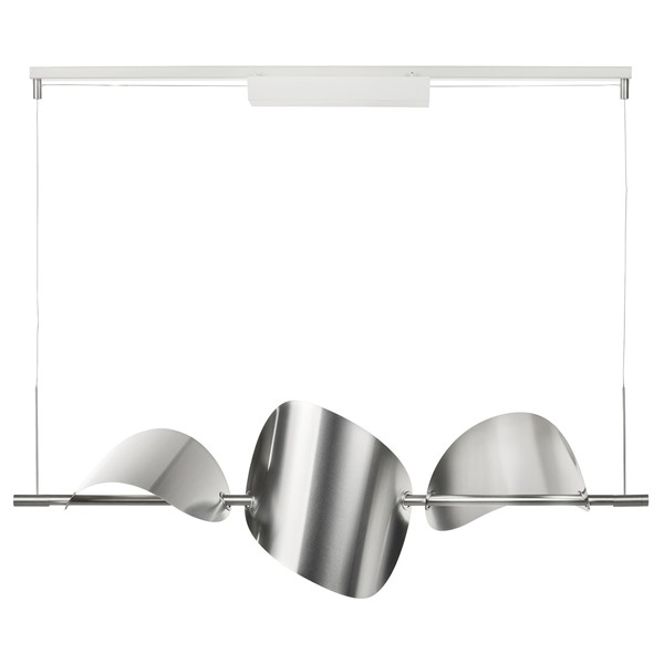[IKEA/イケア/通販]BACKSTORN バックストールン LEDペンダントランプ, 調光可能/マット アルミニウム, 108 cm[E](a)(50590963)