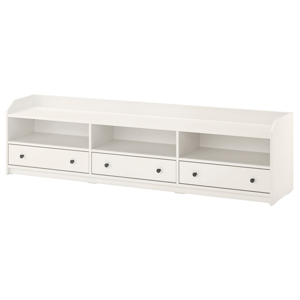 [IKEA/イケア/通販]HAUGA ハウガ テレビ台, ホワイト, 206x46x54 cm[E](a)(60593386)｜WEBYセレクション　店