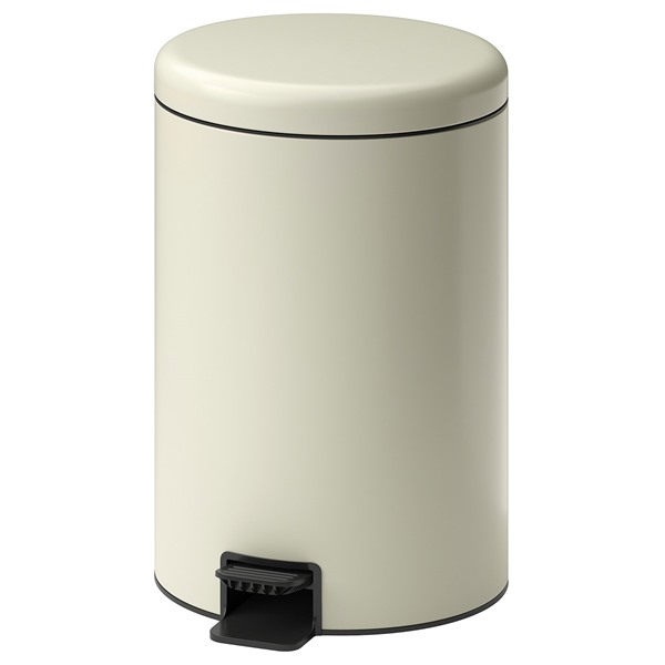 [IKEA/イケア/通販]STENTRAPPA ステントラッパ ペダル式ゴミ箱, ライトグレーベージュ, 18 l[D](a)(00595393)