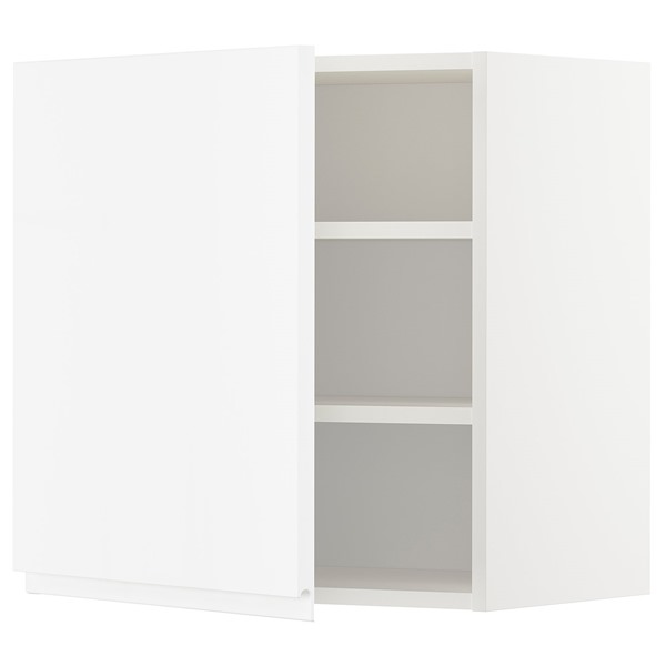 [IKEA/イケア/通販]METOD メトード ウォールキャビネット 棚板付き, ホワイト/ヴォックストルプ ハイグロス/ホワイト, 60x37x60 cm[4](a)(69450929) 28,157円