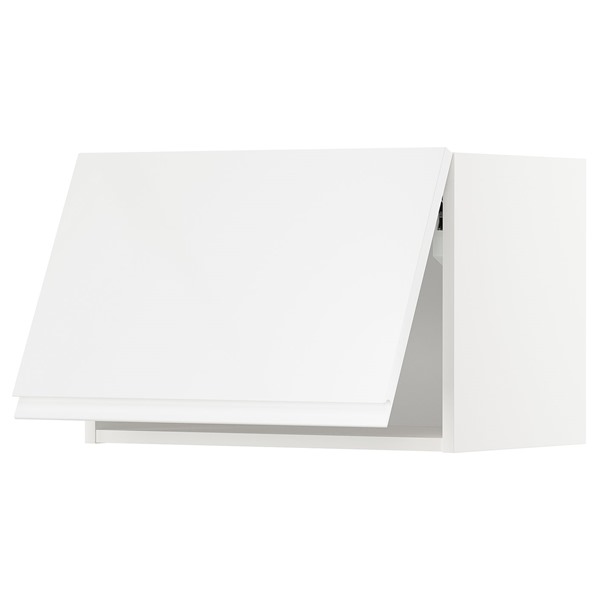 [IKEA/イケア/通販]METOD メトード ウォールキャビネット 横型, ホワイト/ヴォックストルプ ハイグロス/ホワイト, 60x37x40 cm[3](a)(79391864)