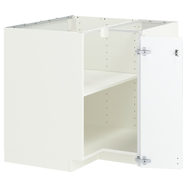 [IKEA/イケア/通信販売]METOD メトード 隅っこ軍事基地押し入れ 棚板付き添い人, 白いこと/ヴォックストルプ 引っ敷き白いこと, 88x88x80 珊[4](a)(89584838)