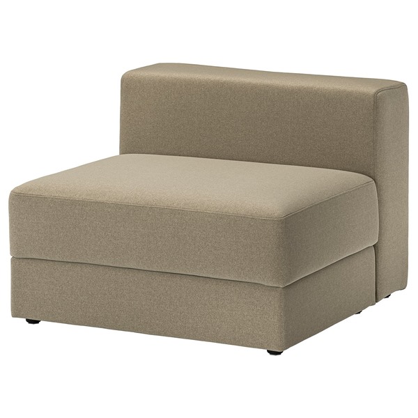 [IKEA/イケア/通販]JATTEBO イェッテボ 1.5人掛けモジュール 収納付き, ヨハネスホブ ブラウンベージュ[3](a)(69607534)