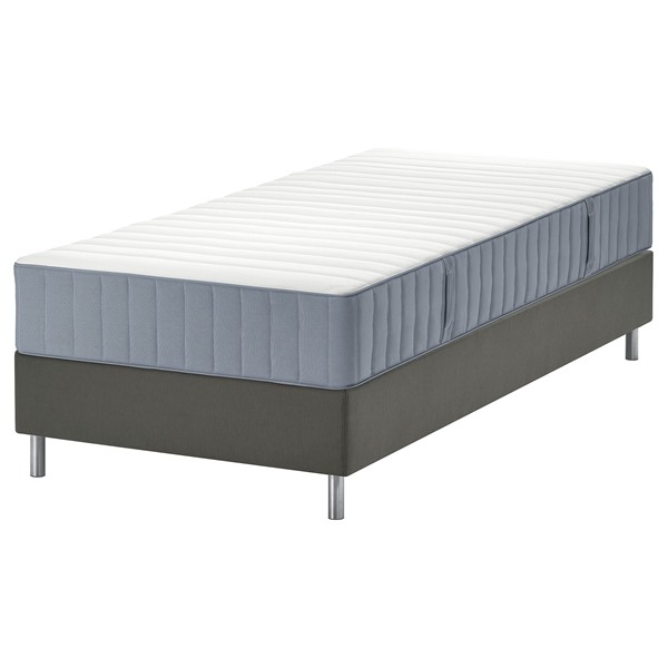 [IKEA/イケア/通信販売]LYNGOR リン行き先 すのこ寝台 マットレス付き添い人, ヴァレヴォーグ ふつう/点火装置青碧 暗然たる薄墨色, 90x200 珊[4](a)(99610950)