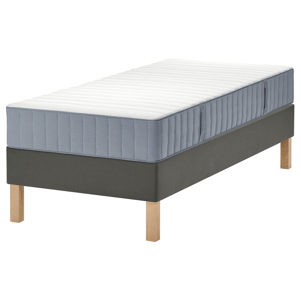 [IKEA/イケア/通信販売]LYNGOR リン行き先 すのこ寝台 マットレス付き添い人, ヴァレヴォーグ ふつう/点火装置青碧 暗然たる薄墨色, 90x200 珊[4](a)(89611304)
