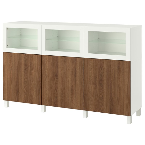 [IKEA/イケア/通信販売]BESTA ベストー 納めるズボン下 扉付, 白いこと ラップヴィーケン/シンドヴィーク ウォール中毒者調, 180x42x112 珊[29](a)(19612236)