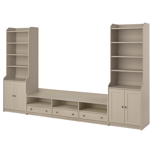 [IKEA/イケア/通信販売]HAUGA ハウガ テレビ受像機/納める ズボン下, ベージュ, 346x46x199 糎[8](a)(79603314)