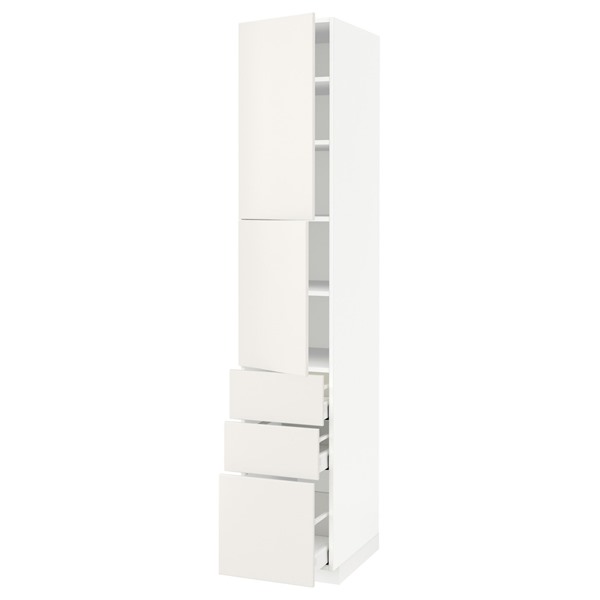 [IKEA/イケア/通信販売]METOD メトード / MAXIMERA マキシメーラ 御機嫌押し入れ 扉2枚＋引き出し3個付き添い人, 白いこと/ヴェッディンゲ 白いこと, 40x60x220 糎[13](a)(99454011)