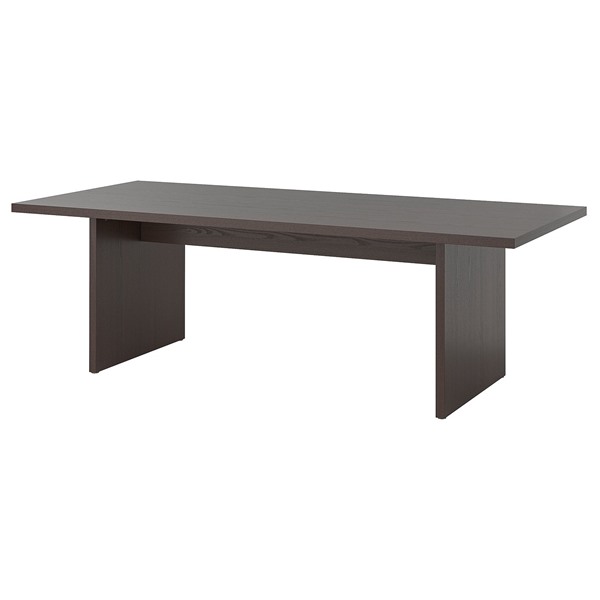 [IKEA/イケア/通販]BERGSHYTTAN ベリシタン テーブル, ダークブラウン アッシュ材突き板, 240x93 cm[K](20608243)