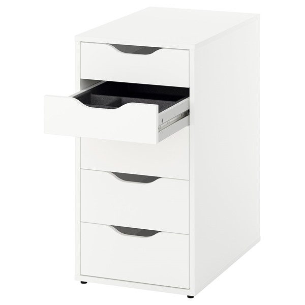 [IKEA/イケア/通販]ALEX アレクス 引き出しユニット, インサート付き ホワイト, 36x70 cm[A](59628018)｜WEBYセレクション　店