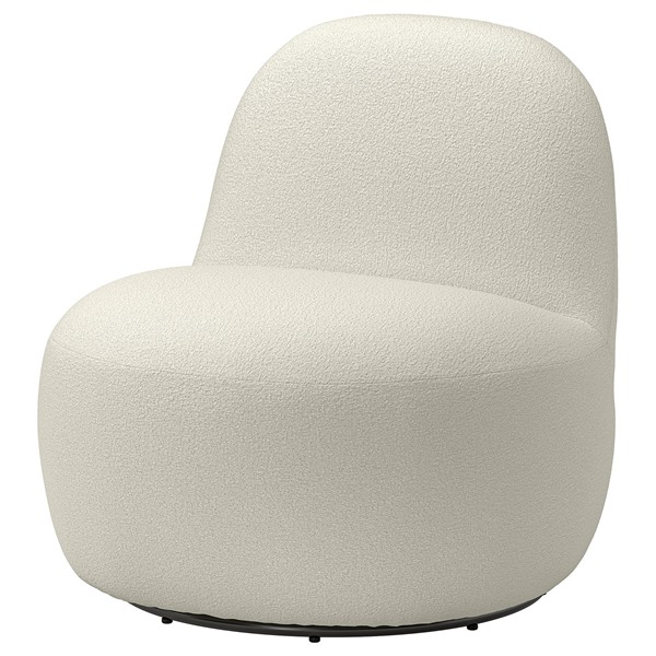 [IKEA/イケア/通販]LILLESATER リレセーテル 回転イージーチェア, アクスヴァラ オフホワイト[J](80618687)